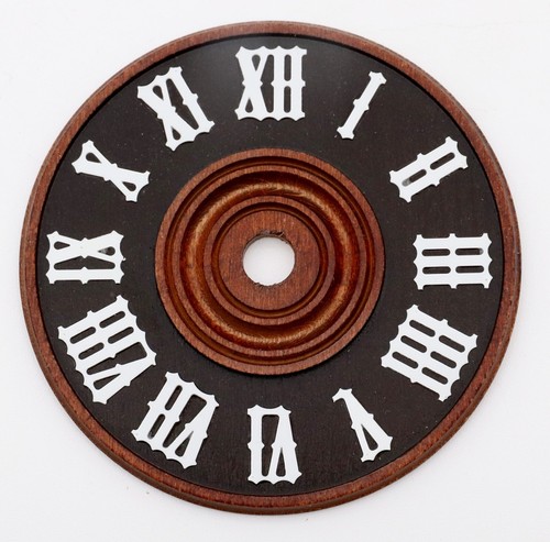 Wood cuckoo clock - clock, 3.5"
